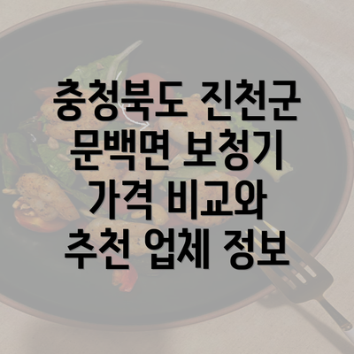충청북도 진천군 문백면 보청기 가격 비교와 추천 업체 정보