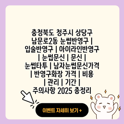충청북도 청주시 상당구 남문로2동 눈썹반영구 입술반영구 아이라인반영구 눈썹문신 문신 눈썹타투 남자눈썹문신가격 반영구화장 가격 비용 관리 기간 주의사항 2025 총정리 resized