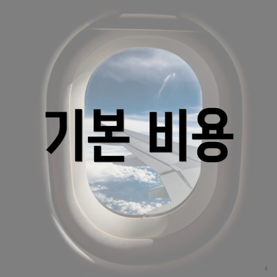 기본 비용
