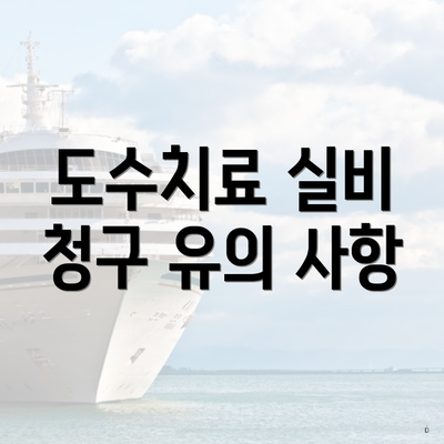 도수치료 실비 청구 6 도수치료 실비 청구 유의 사항